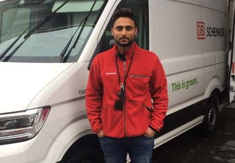 Haroon Shoaib, driftssjef, DB Schenker, Oslo City Hub