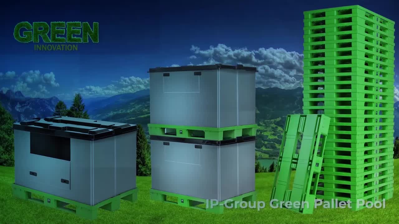 The Green Pallet 1200x800x150mm / IP-Group